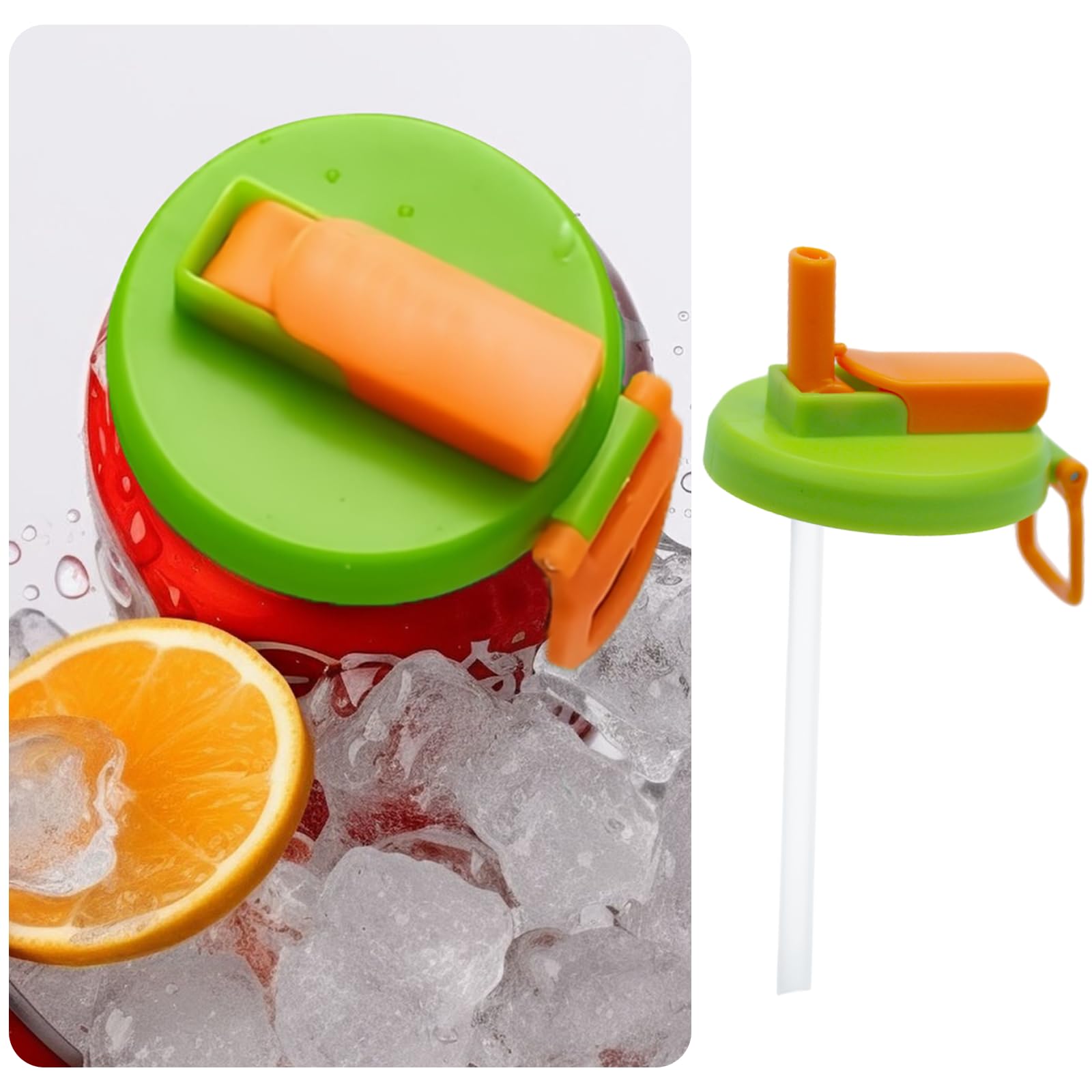 Couvercle Canette Boisson Réutilisable Lot De 2 Couvercles De Canettes De Soda Avec 4 Pailles En Silicone En Plastique Etanches Et Reutilisables Pour Canettes De Biere Standard Couvercle De Canette Réutilisable