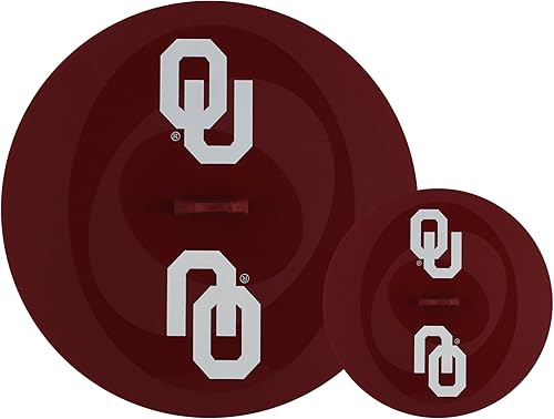 Miniatura 8 de Masterpieces FANPAN Paquete de día de juego, NCAA Iowa State Cyclones, logotipo del equipo, juego de tapas de silicona, 2 tamaños