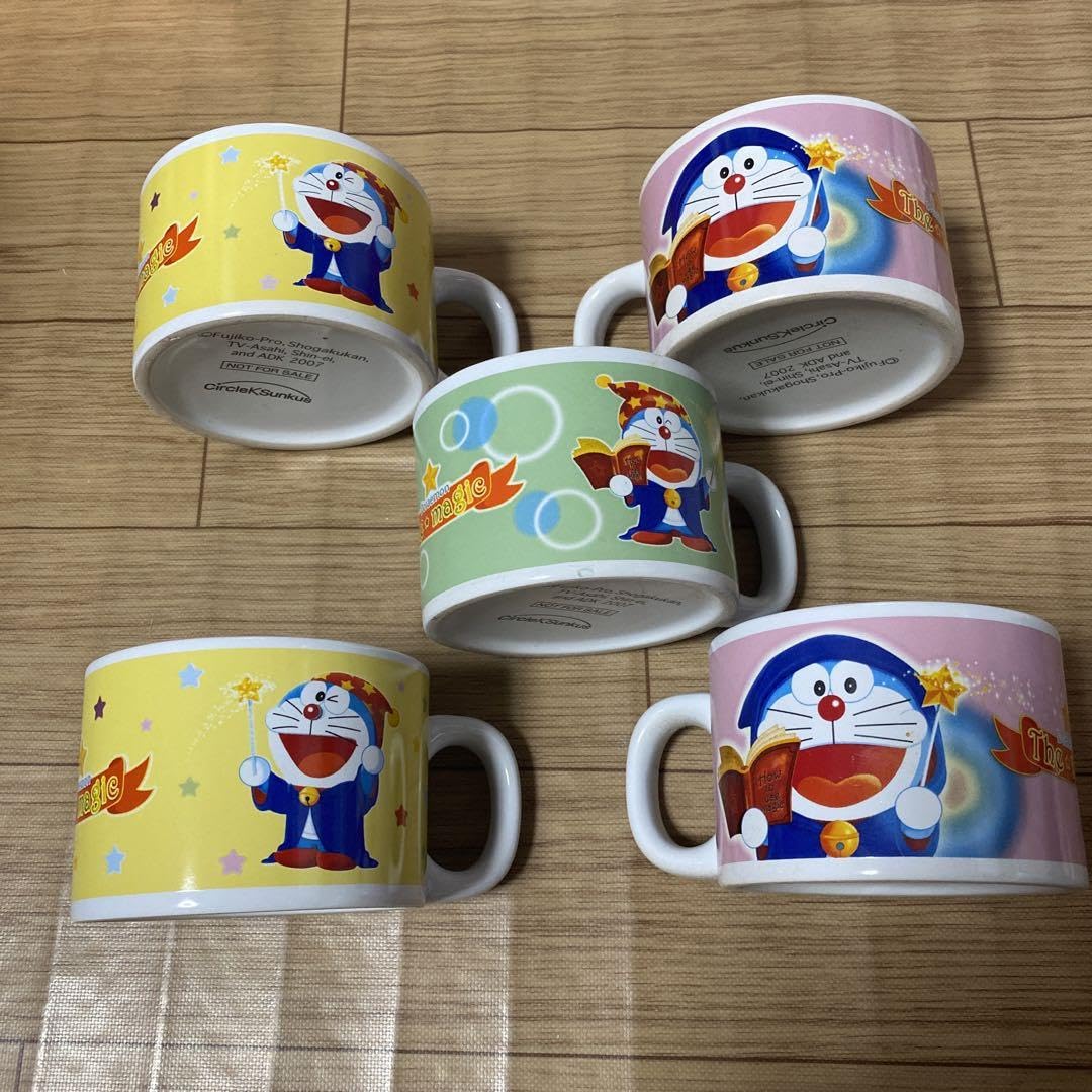 Amazon | ドラミちゃん マグカップ コップ 5個セット | ノーブランド品 