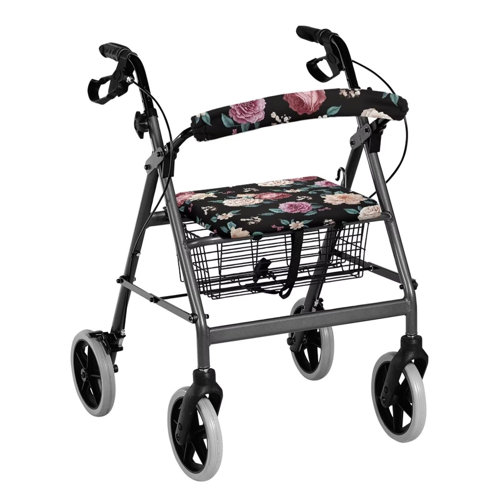 Blue Marble Accessories for Rollator Walkers Pattern Rollator Walker Seat and Backrest Covers Removable & Washable Walkers for Seniors with Seat Gift Covers for Men Ladies — Amazon image 10