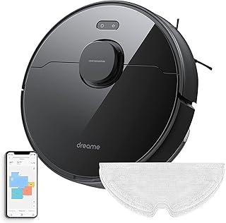 DREAME D9 Max Robotic Vacuum Cleaner and Mop, 4000Pa Strong Suction, DreameBot Vacuum Robot Sweep and Mop 2-in-1, Multi-Floor Mapping, Lidar Navigatio