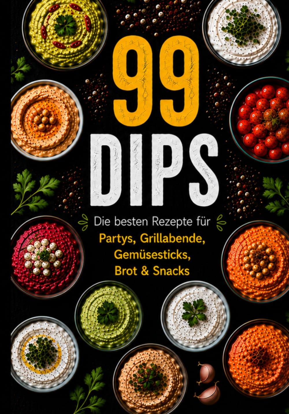 99 Dips – für jeden Anlass der perfekte Dip: 99 Rezepte, einfach und schnell gemacht: Klassiker, Käse-Dips, scharfe Varianten & süße Dips für das gewisse Etwas