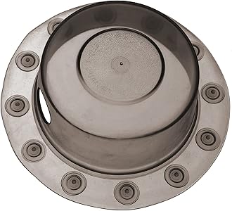 SlipX Solutions Bottomless Bath | Overflow Drain Cover for Tub | Best Gifts for Mom, Spa & Bath Accessories | Drain Block, Water Stopper Plug | Bath Essentials for Women | 4" Diameter, Bronze