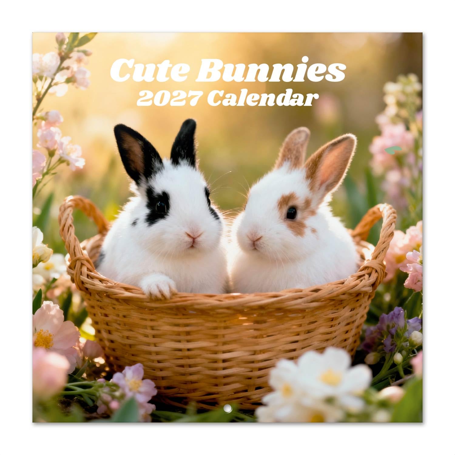 Grupo Erik Cute Bunnies Wall Calendar 2027 UK - Cute Bunny Gifts, Rabbit