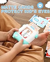 Vista 7 de Keeygo Tarjetas didácticas para niños pequeños, juguetes sensoriales para niños pequeños, materiales de aprendizaje, 110 tarjetas didácticas