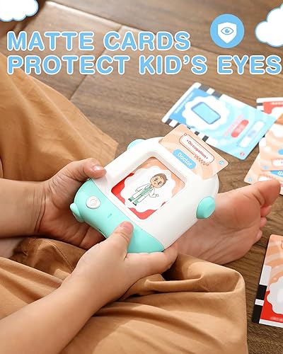 Miniatura 7 de Tarjetas didácticas para niños pequeños, juguetes sensoriales para niños pequeños, materiales de aprendizaje, 110 tarjetas didácticas audibles para