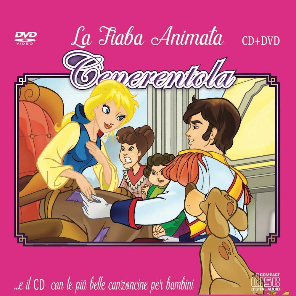 Le Più Belle Canzoncine &amp; Fiabe CD Audio + DVD di Cenerentola Idea Regalo per bambini e Per Feste di compleanno