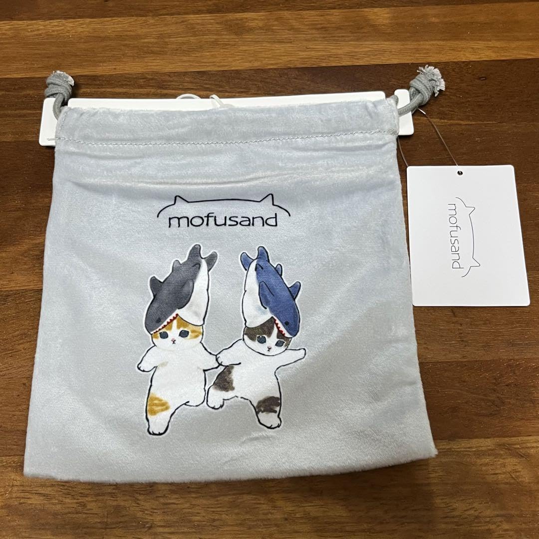 Amazon.co.jp: mofusand モフサンド オンライン サメにゃん 巾着 ぢゅ 