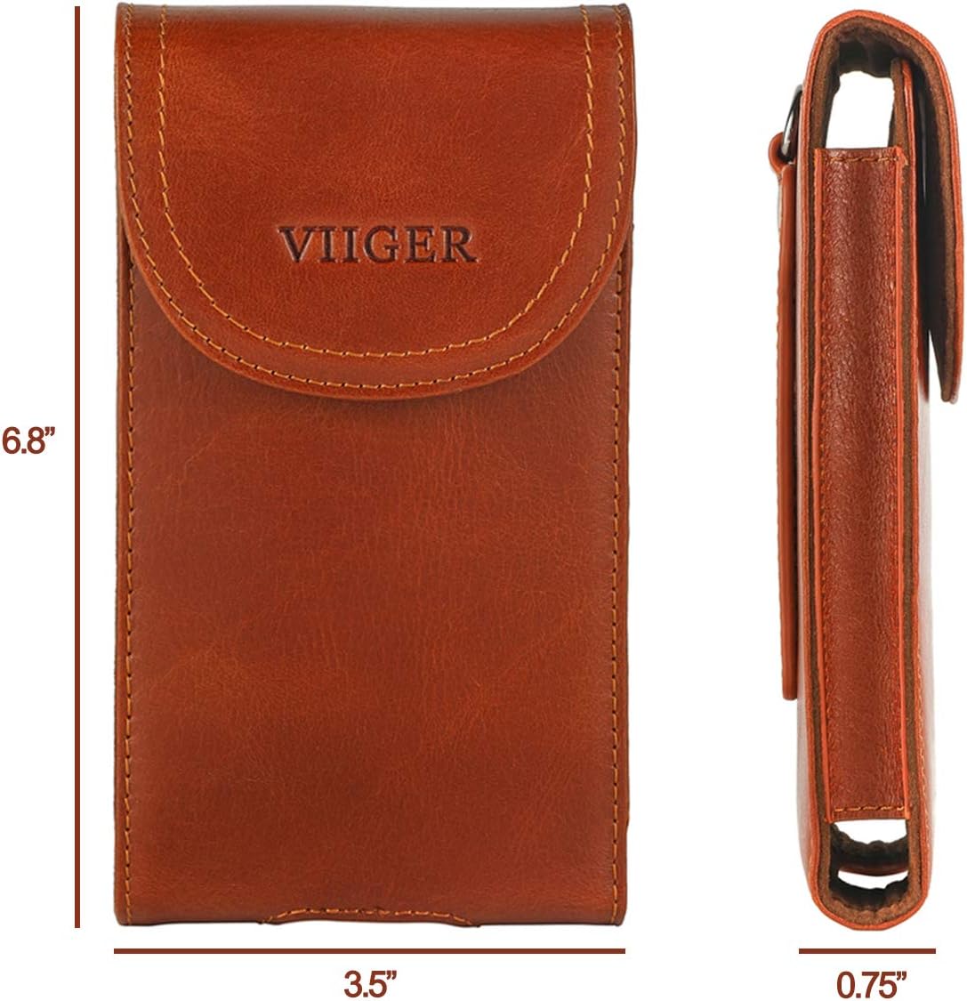 🔥 Flash Sale Genuine Leather Cell Phone Holster Magnetic Cover Belt Clip Pouch Compatible for iPhone 12 Pro Max, 11 Pro Max, 13 Pro Max, Belt Loop Pouch Bag for S20 Plus S10 Plus S9 Plus, Brown Buy 2 get 3 Genuine Leather Cell Phone Holster Magnetic Cover Belt Clip Pouch Compatible for iPhone 12 Pro Max, 11 Pro Max, 13 Pro Max, Belt Loop Pouch Bag for S20 Plus S10 Plus S9 Plus, Brown