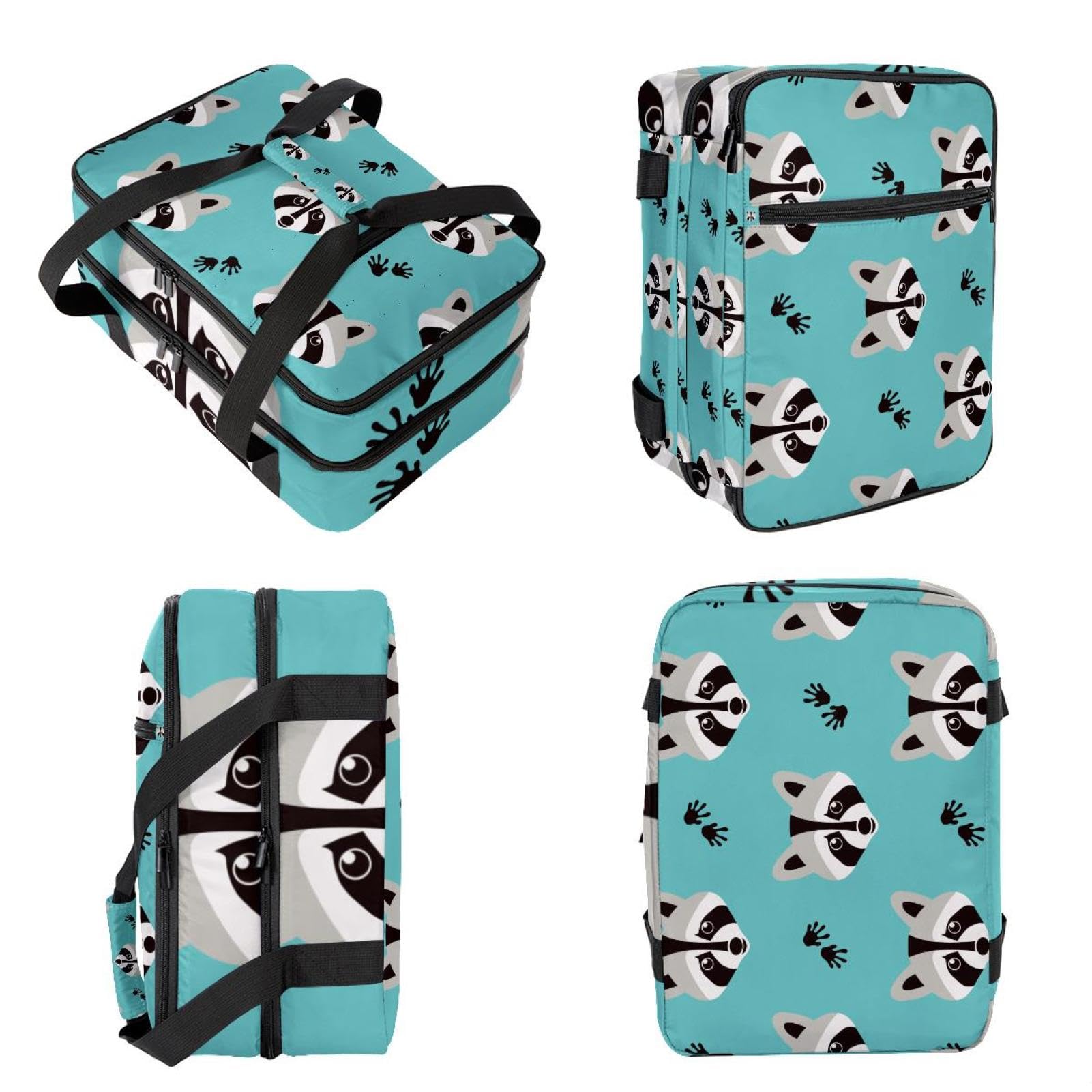 Grand sac à déjeuner isotherme pour homme et femme, double couche, étanche, étanche, réutilisable, sac fourre-tout pour le travail, l'école, le pique-nique, la plage, le camping, les voyages, motif de
