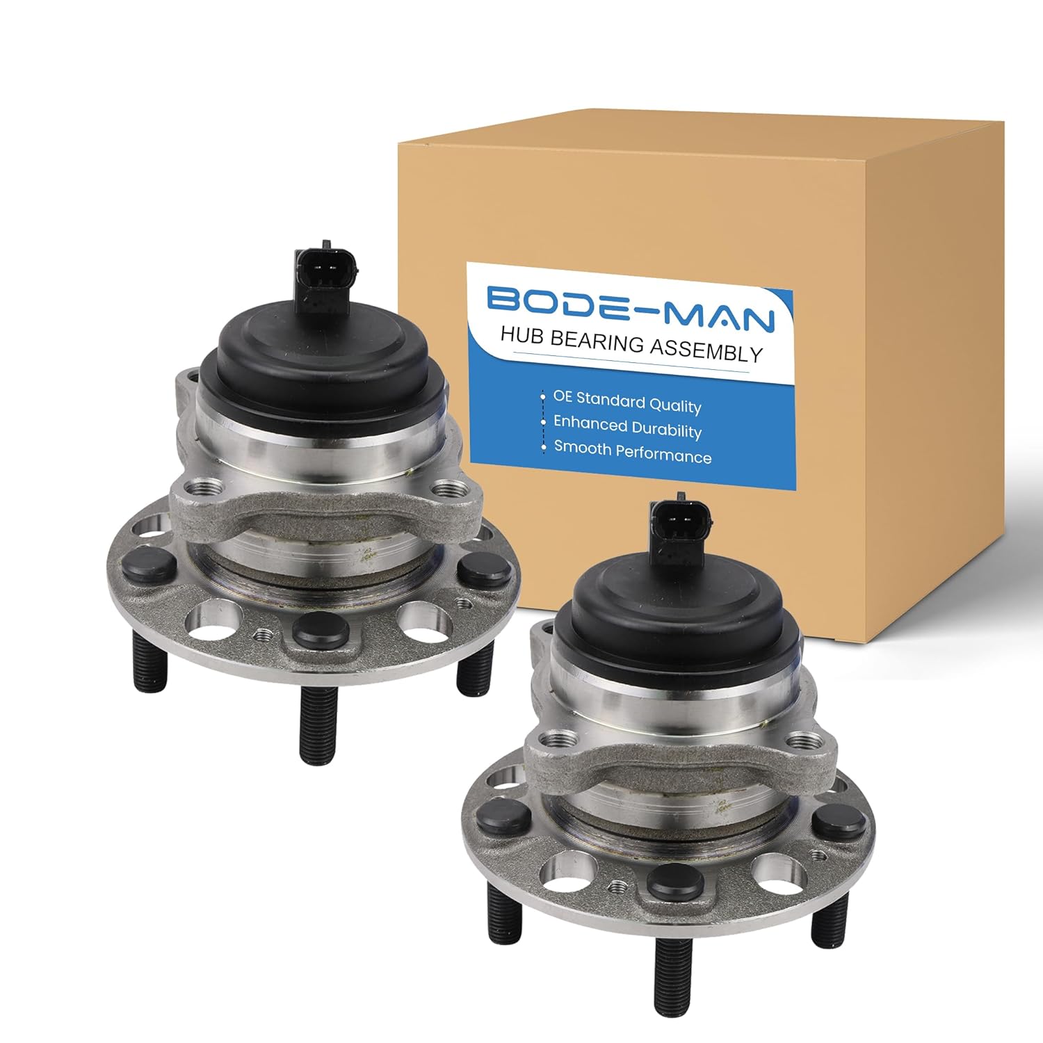 Pair Front Wheel Hub & Bearing Assemblies for 2009-2015 Hyundai Genesis Sedan for 2011-2013 Equus Sedan