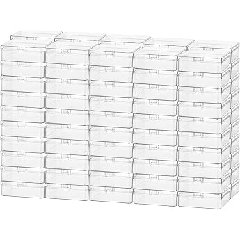 Goodma Mini Clear Storage Boxes 55 x 55 x 20mm