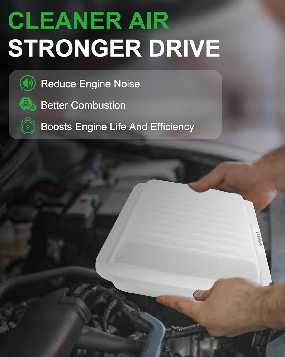 Activated Carbon Cabin & Engine Air Filter Set fit for Mitsubishi Outlander Sport (2013-2025), Outlander (2014-2020), RVR (2013-2024), Lancer (2013-2017)