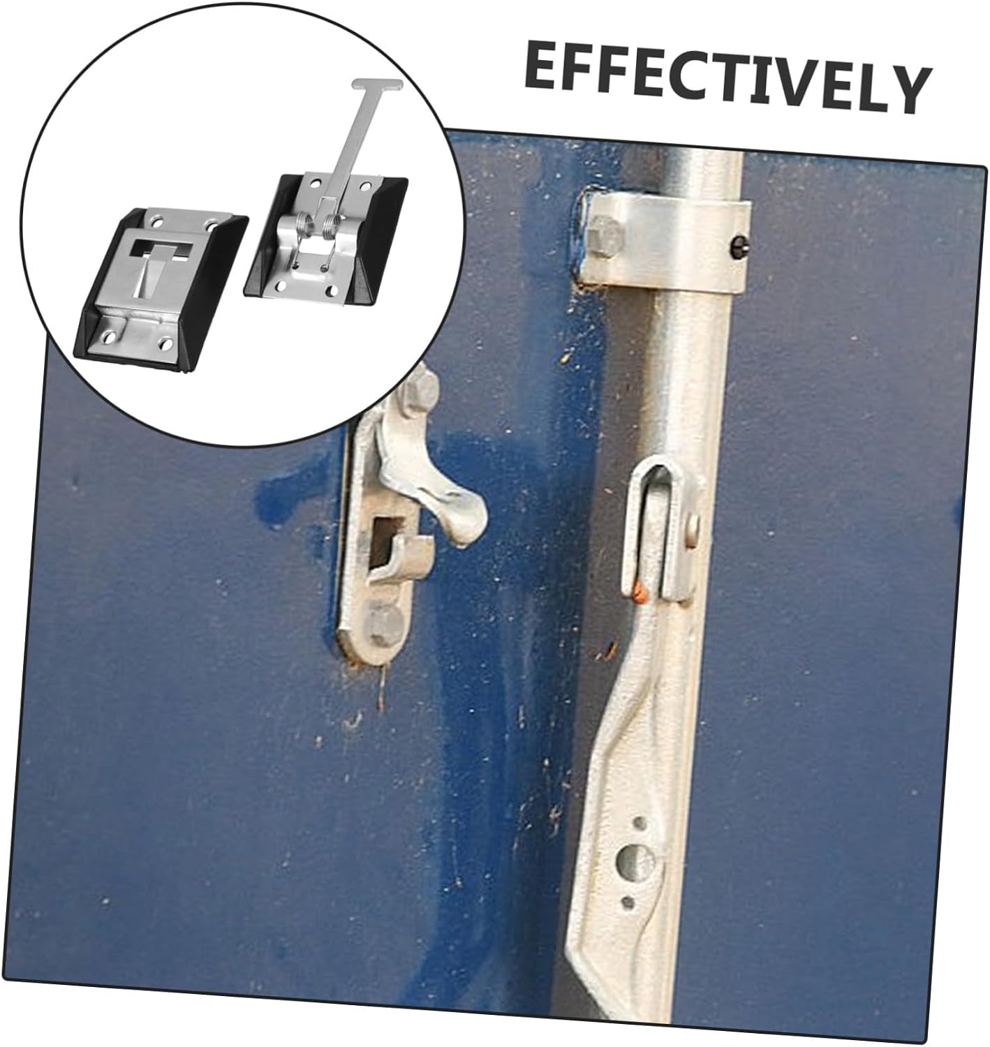Metal T Style Entry Door Catch Holder for Rvs Campers and Trailers Durable Carbon Steel with Zinc Coating Latch for Travel Trailers and Motorhomes