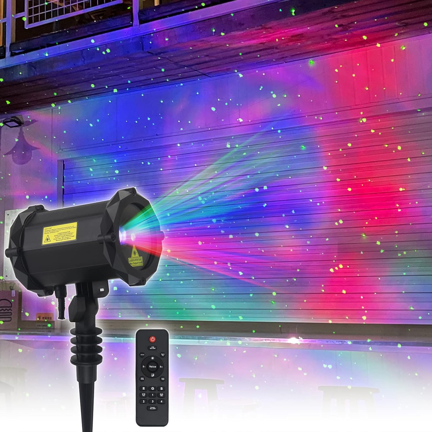 Firefly Garden Lights Star Projector for Home Garden Lawn Set of 2