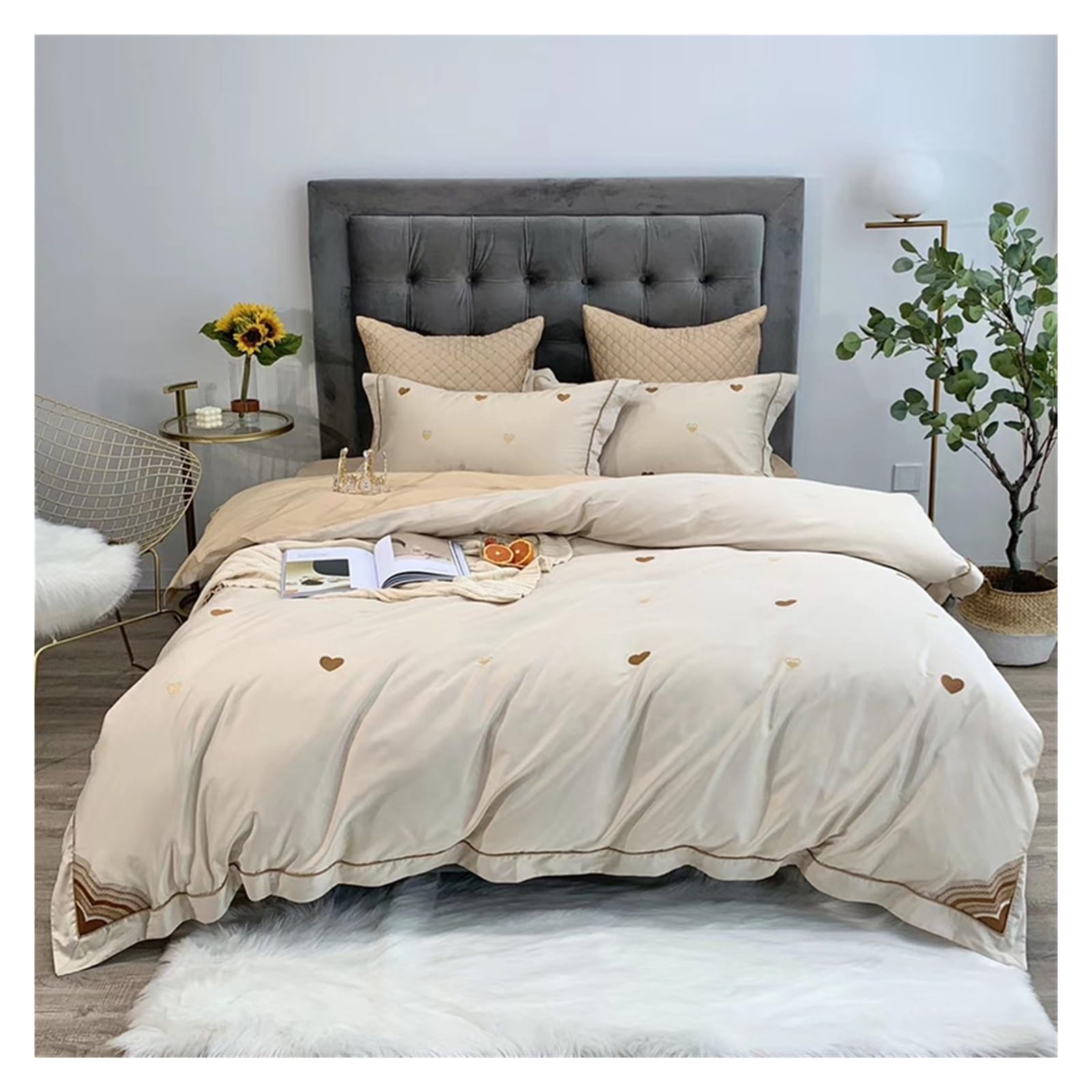 Parure de lit coton Love offrez une atmosphère de douceur et de tendresse