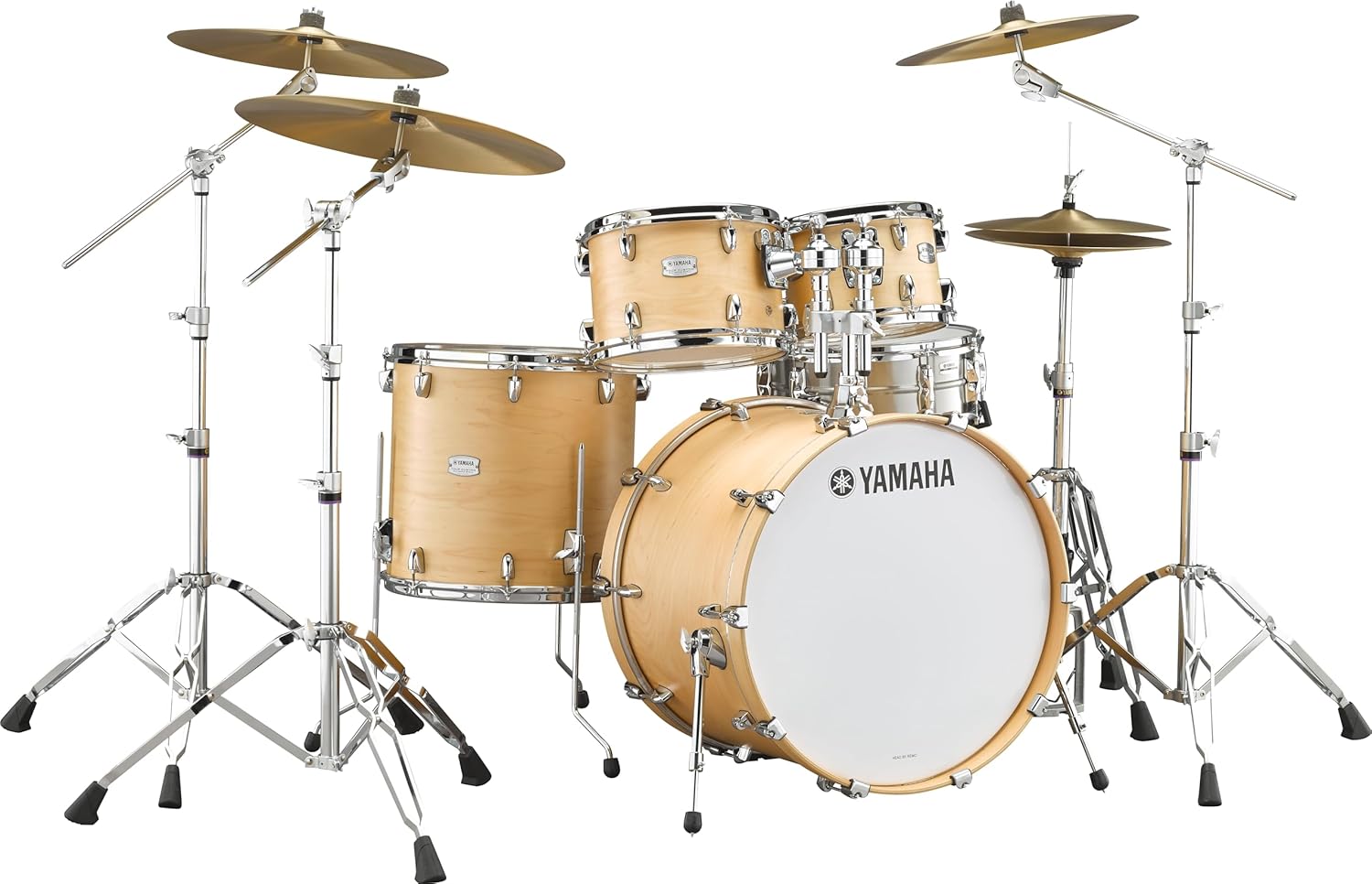 Yamaha Tour Custom Maple 4pc Standard Shell Pack, Butterscotch Satin