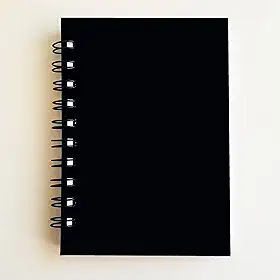 Sketchbook para Desenho e Aquarela A6 15x11 cm, Capa Dura Preta Espiral, 120g ou 300g - bloco para marcadores, para lettering, sem pauta, Desenho Artístico Profissional Esboço, sem ácido, blocos de papel para artistas, caderno para pintura artística profissional, livro de aquarela (Papel para Desenho - 120g)