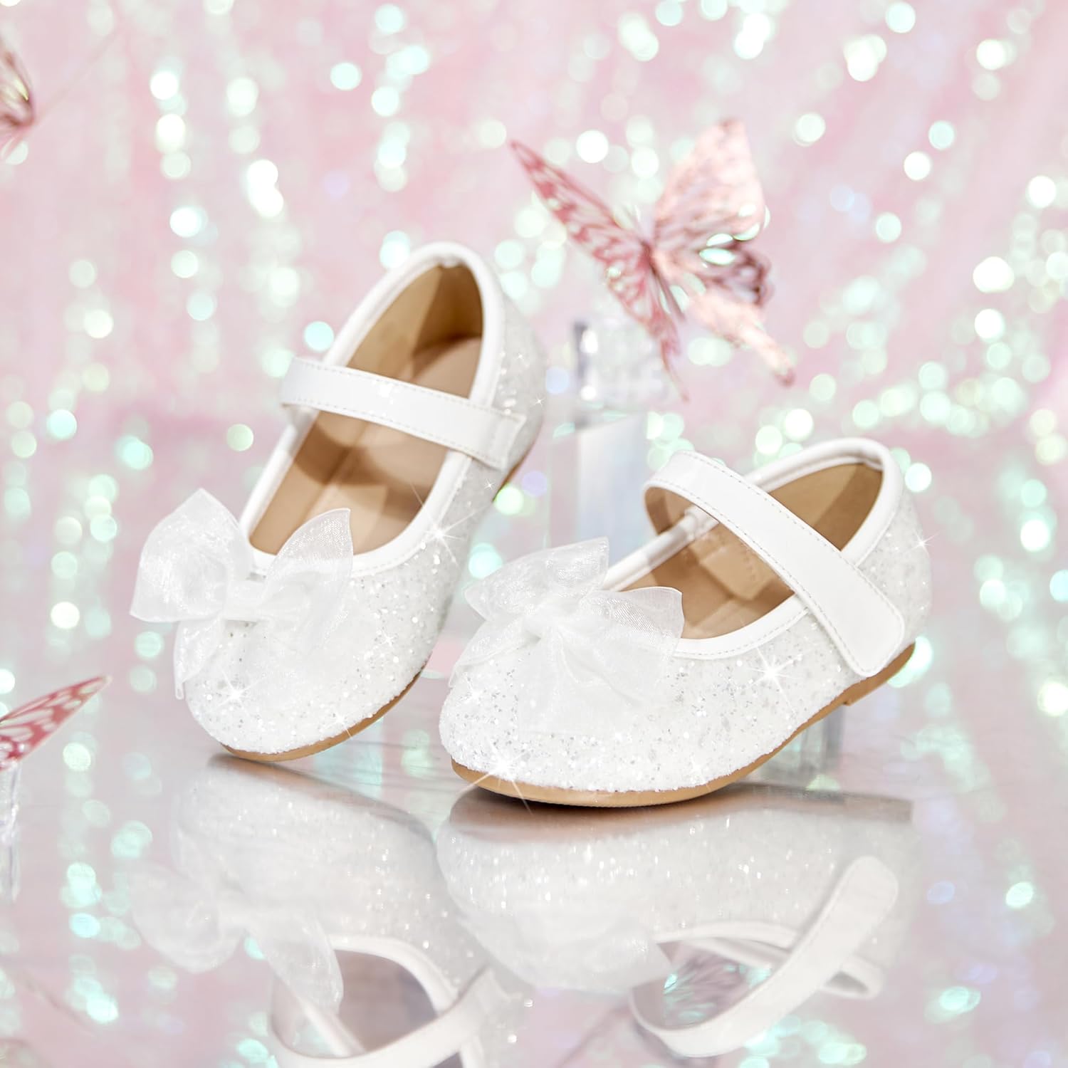 Otter MOMO Toddler/Little Girls Mary Jane Ballerina Flats Shoes Slip-on School Party Dress Shoes - Image 8