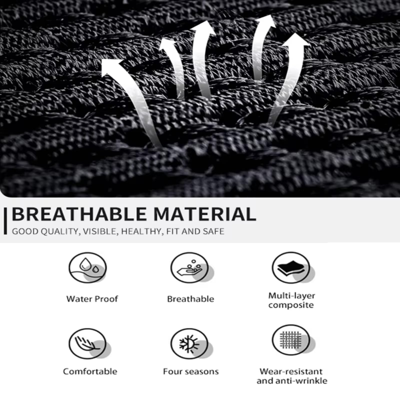 Copri sedili Auto per Nissan Navara D22 Navara D40 Navara D40 S Navara Np300 2000-2023, Coprisedili Anteriori Compatibile con Airbag Soft Confortevole Traspirante Protezione