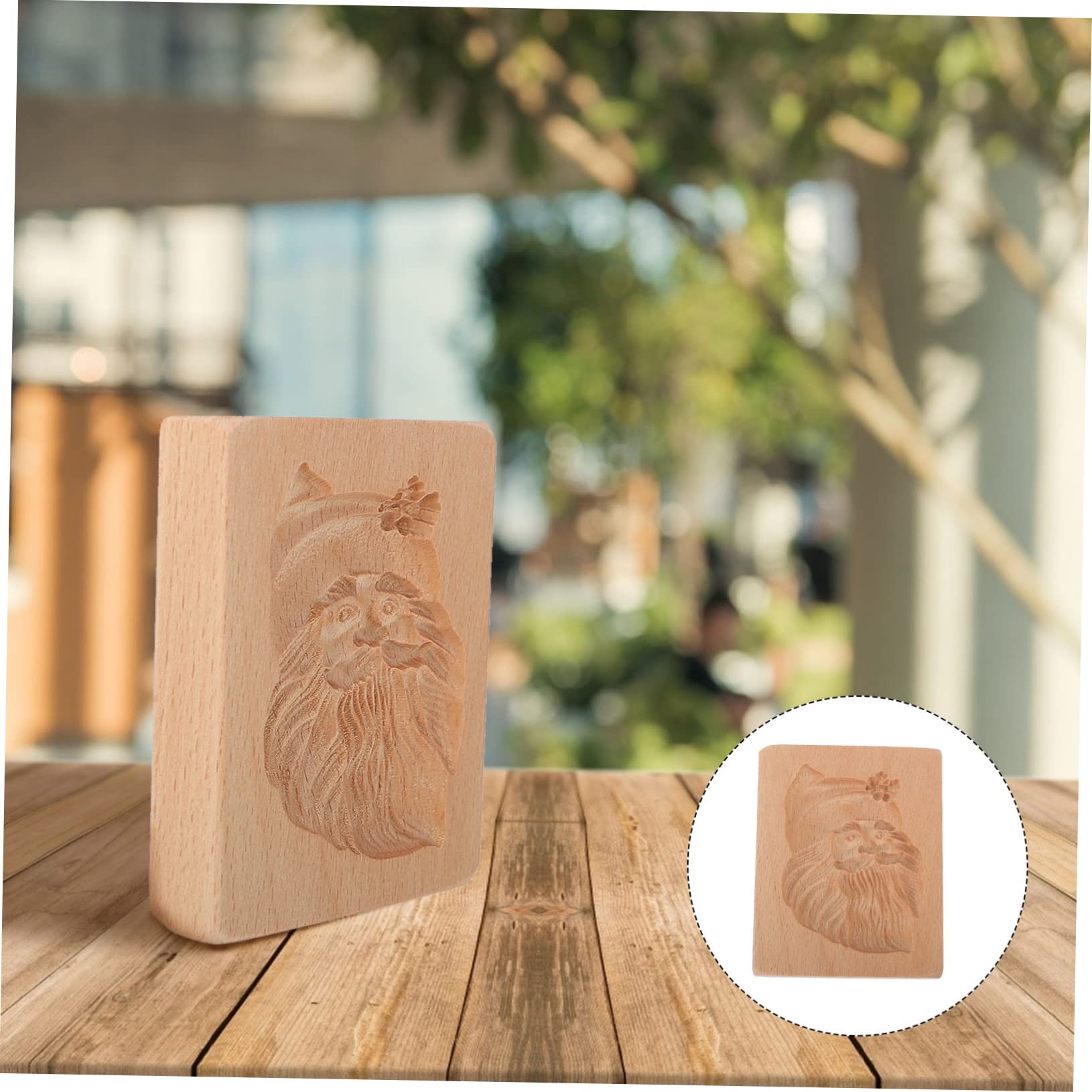 TOPBATHY 3piezas Molde De Galletas De Jengibre De Madera Para Herramienta De Cocina Navideña Para Hacer Galletas De Navidad