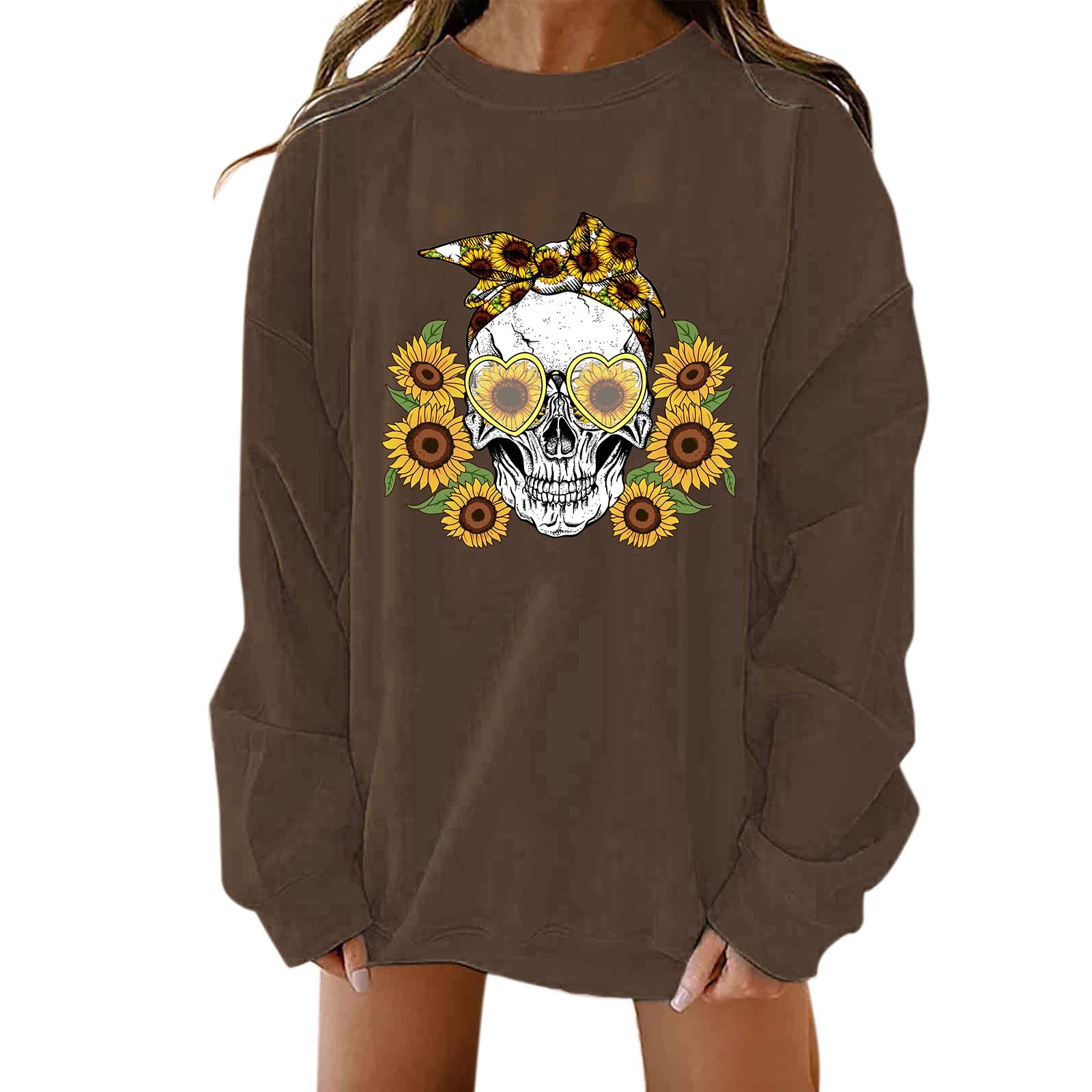 Sweat à Capuche à Fermeture éclair Pour Femme - Manches Longues - Couleur Unie - Décontracté - Mi-long, Vert Militaire, XXL