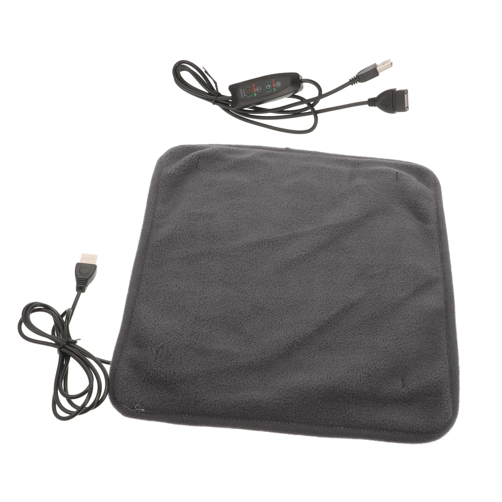HEMOTON Verstellbare Heizmatte Für Haustiere USB-heizkissen Für Hunde Und Katzen Für Sofa Bett Und Reisen Mit Temperaturkontrolle Und Abnehmbarem Bezug in Tiefgrau