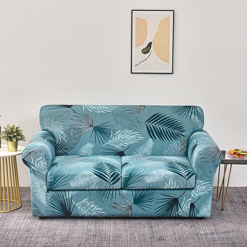 Miniatura 2 de HOTNIU Fundas elásticas para sofá de 3 piezas (1 funda de sofá + 2 fundas de cojín), fundas antideslizantes para asiento de sofá, protector de
