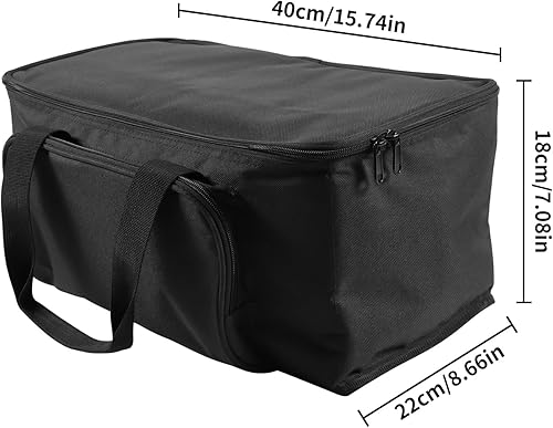 Miniatura 2 de Par - Bolsa de luz, bolsa de luz de PVC 600D con distancia al agua, bolsa de almacenamiento de iluminación de escenario de 15.7 x 7.8 x 9.5 pulgadas