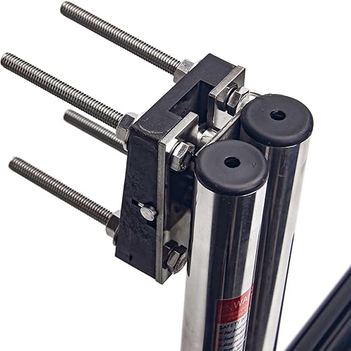 Miniatura 4 de Escalera de buceo de acero inoxidable de 3 escalones, escalera telescópica resistente para uso marino, yate, RV, pontón y piscina