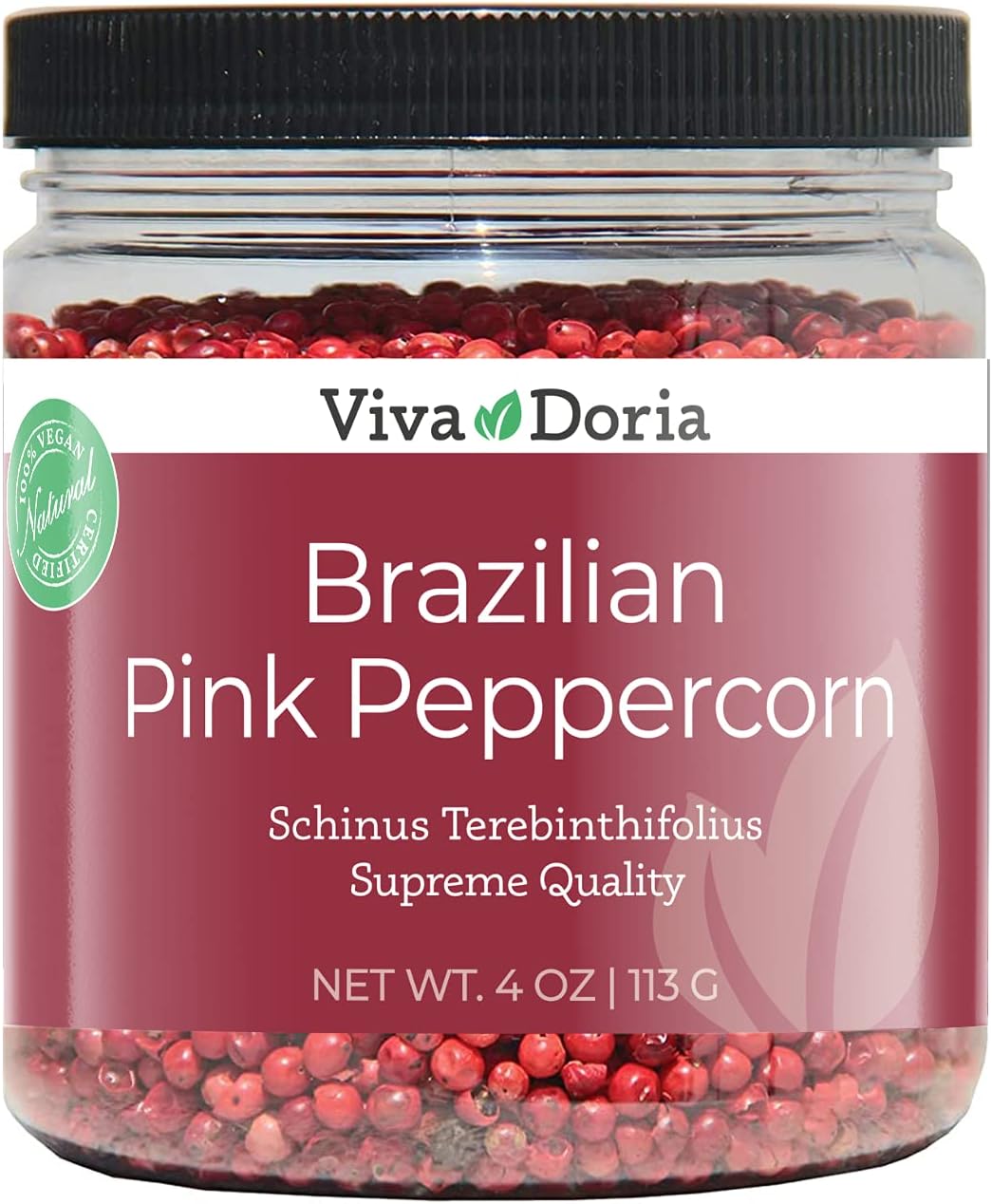 Spicy World Pink Peppercorns Whole 1.75Oz Bag Steam