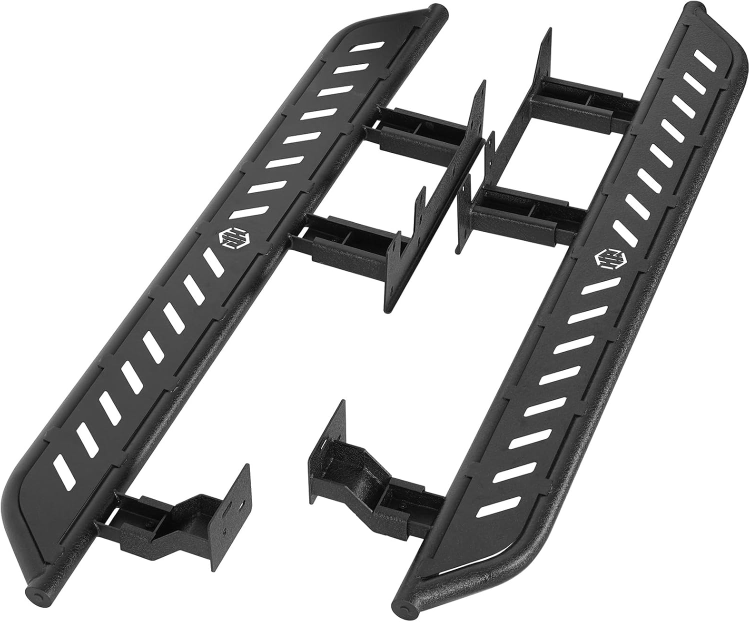 Hooke Road GX460 Running Boards Side Step Nerf Bars for 2010-2023 Lexus GX460, Steel Rock Sliders Guard with 7.5" Wide Non-Slip Foot Pedal