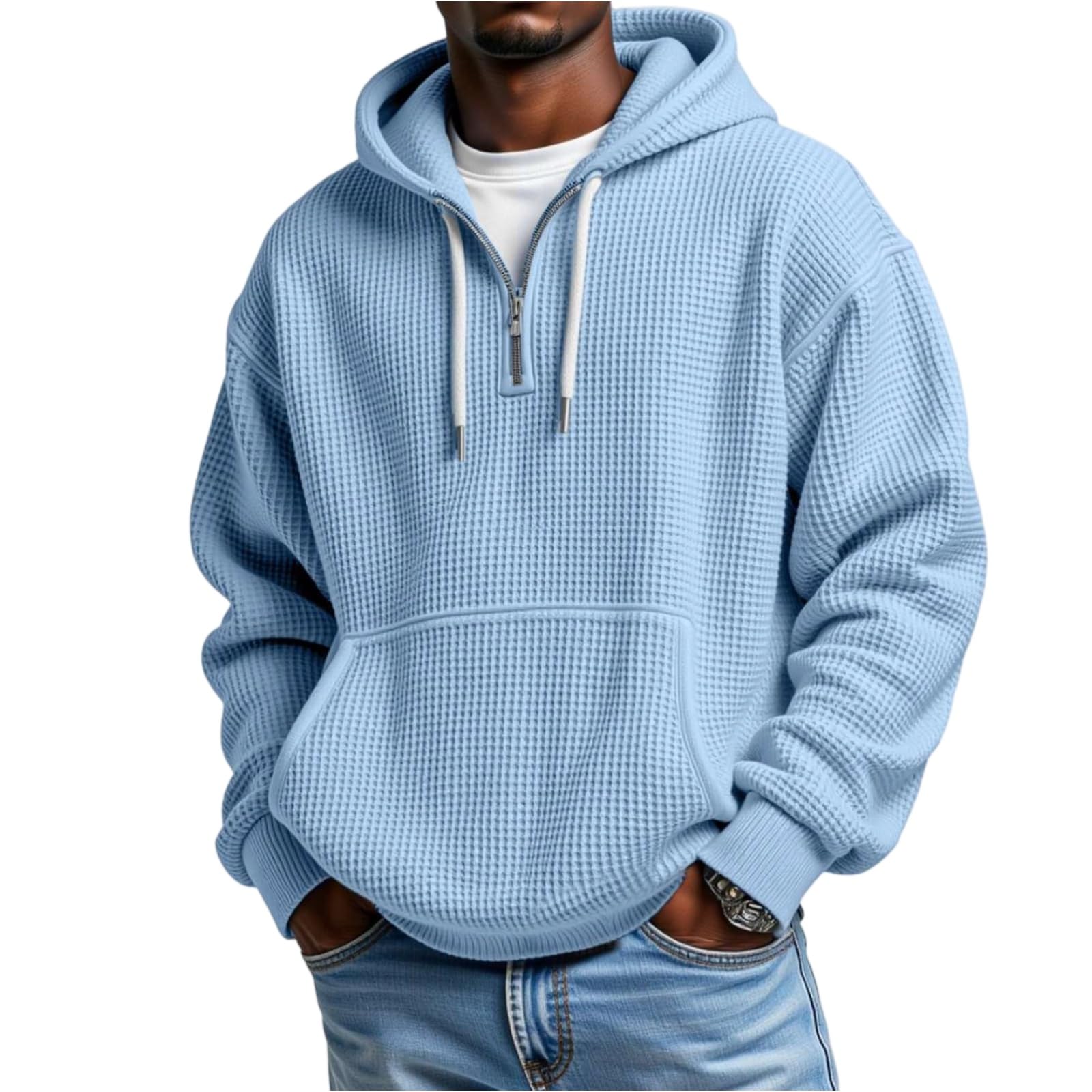 Pull homme zippé idéal pour les journées fraîches d'automne - 5
