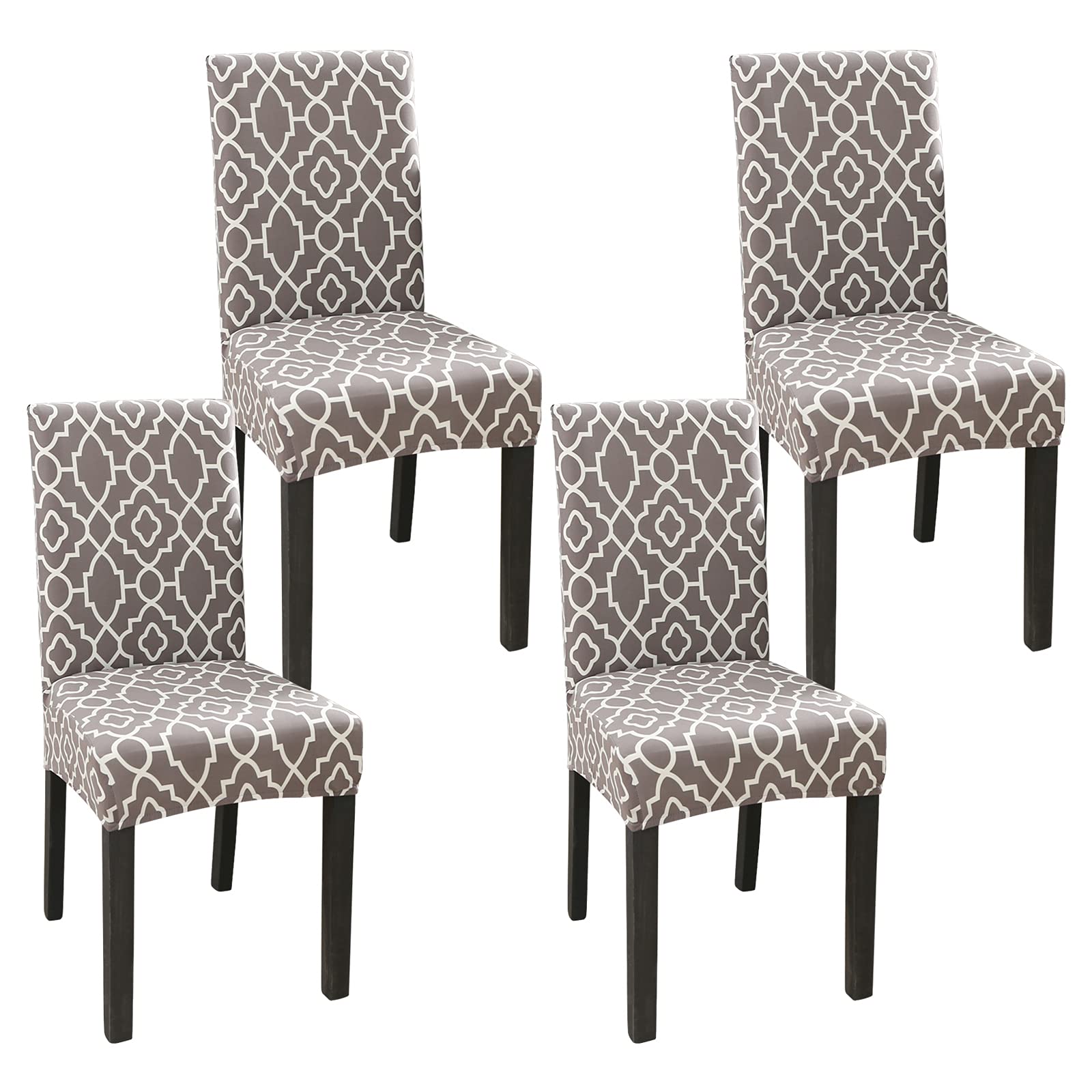 Kivors Universal Stretch Chair Slipcovers, Removable Chair Cover Washable Dining Chair Cover Chair Protective Covers for Husse Hotel Party Banquet