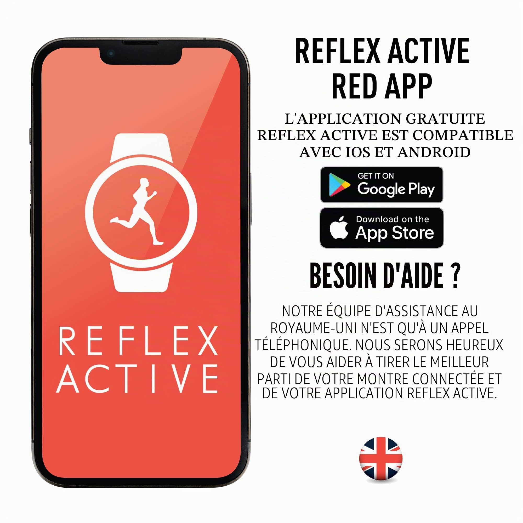 Reflex Active Montre Intelligente Fitness Série 23 Plaqué Or Rose Bracelet Rose