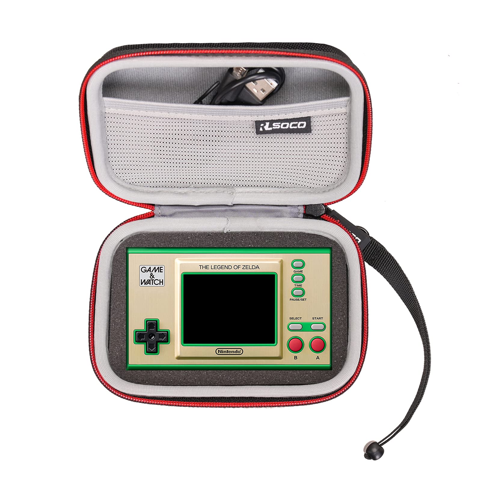RLSOCO Case for Nintendo Game & Watch: Super Mario Bros/The Legend of Zelda(Case Only)
