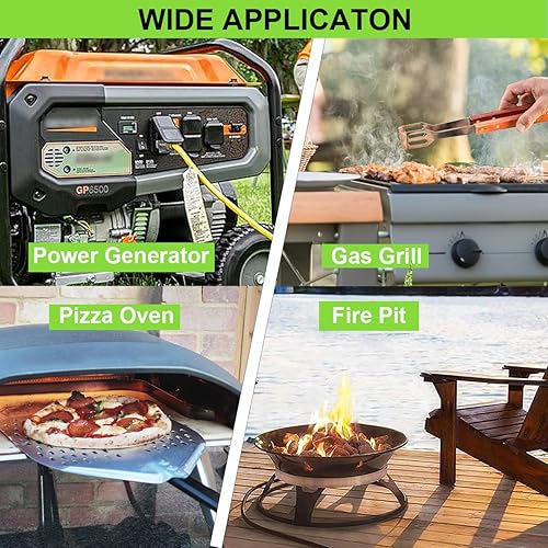 Miniatura 5 de Tsinghwang Kit de montaje de tubería NPT macho de 12 pulgada CSST de 12 pulgadas, adaptador de conexión rápida de gas natural de latón, conector de