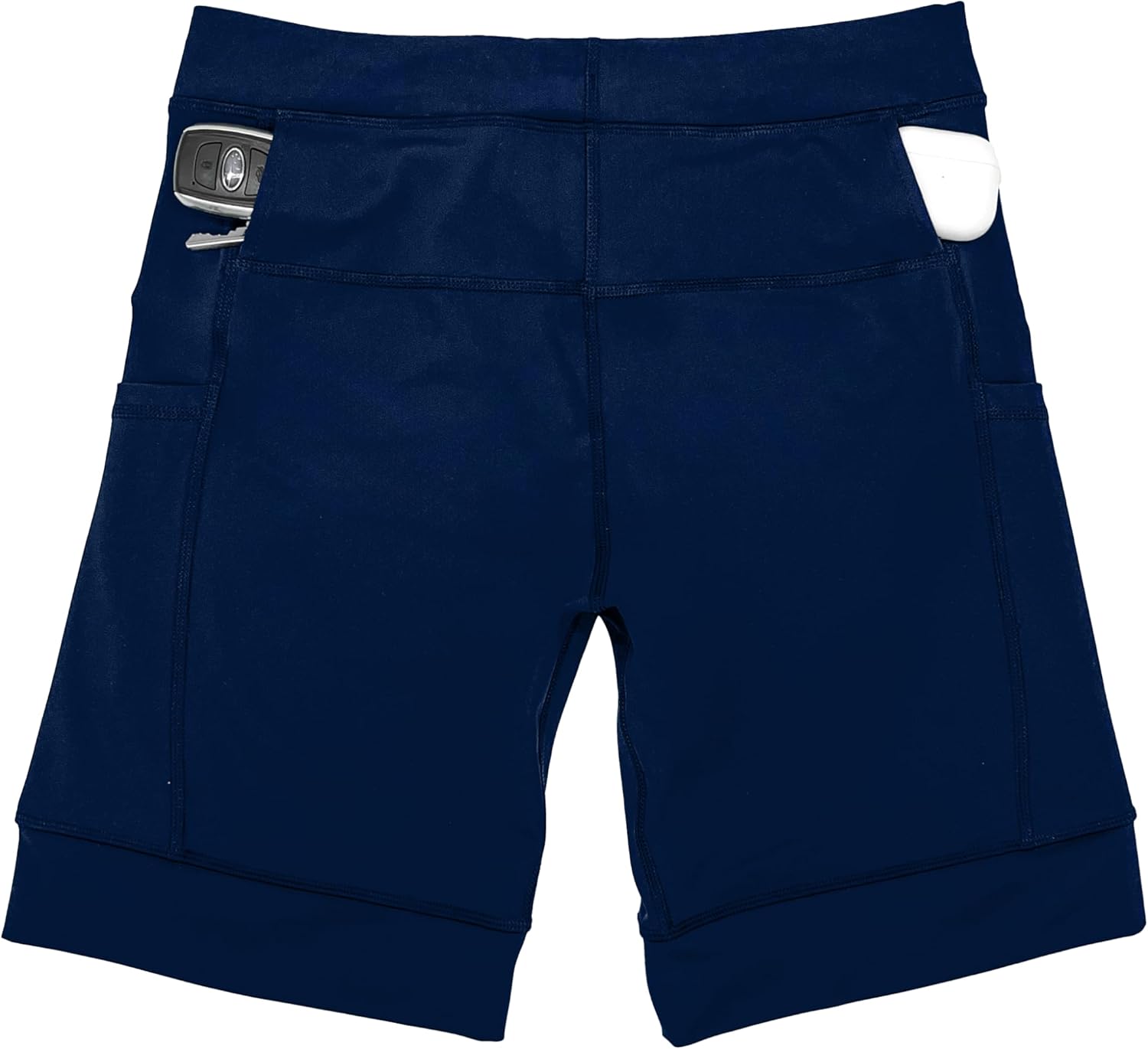 Sprints Mens Flexion 8" Compression Shorts with Pockets & Drawcord - Image 6