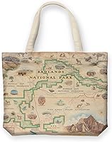 Vista 30 de Xplorer Maps Bolsa de lona con asas, bolsa de compras de comestibles de tela, bolsa reutilizable y ecológica, 100% algodón, lavable