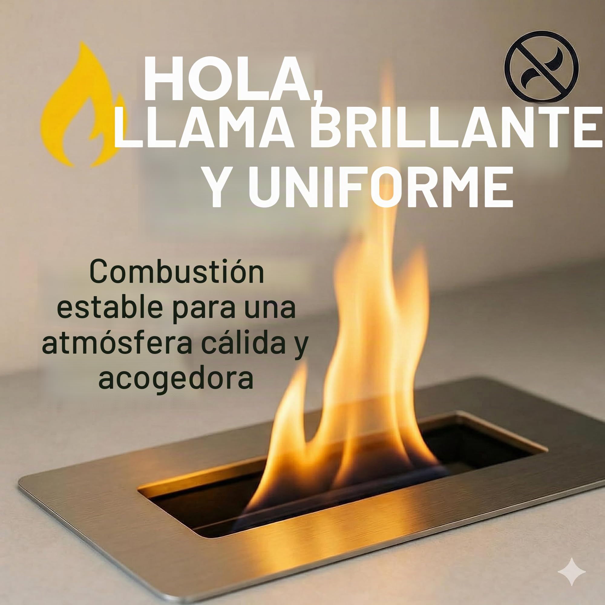 GiDeli Bioetanol 25L etanol 96,6% alcohol orgánico inodoro combustión limpia para chimenea interior y exterior