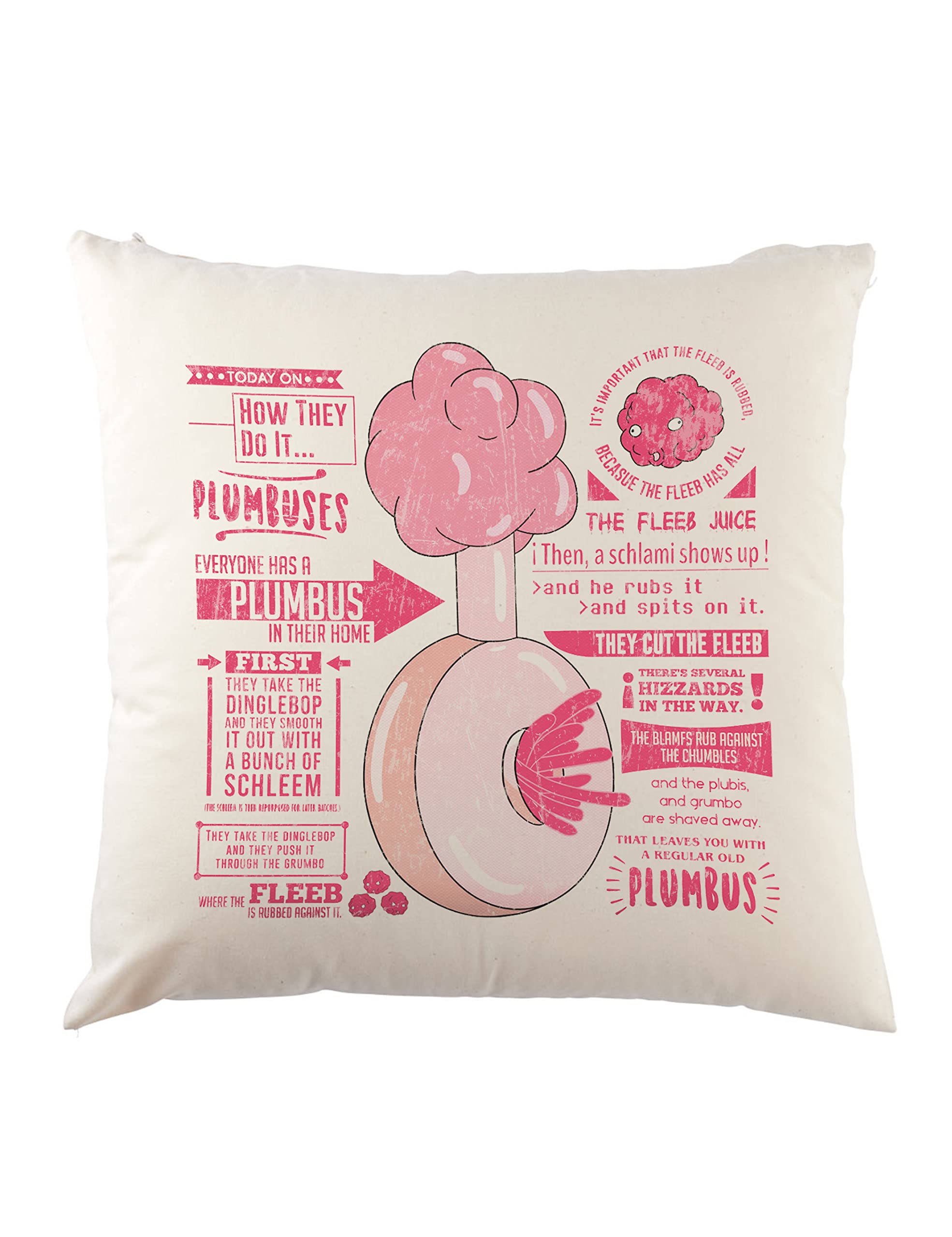 Urban Backwoods Nature Plumbus Decorative Pillow Cushion