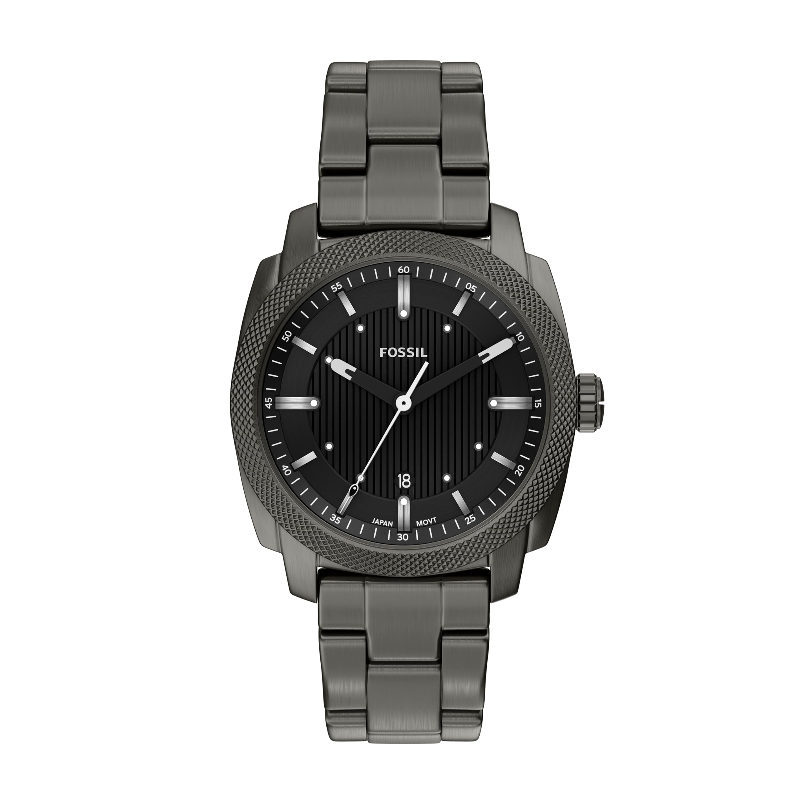 Fossil Machine Gun-Metal Watch FS6185 - Image 1