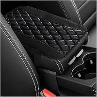 Vista 1 de Cojín para Consola Central de Automóvil, Funda Universal de Cuero Impermeable para Caja de Asiento de Reposabrazos, Cómodo Protector de Cubierta