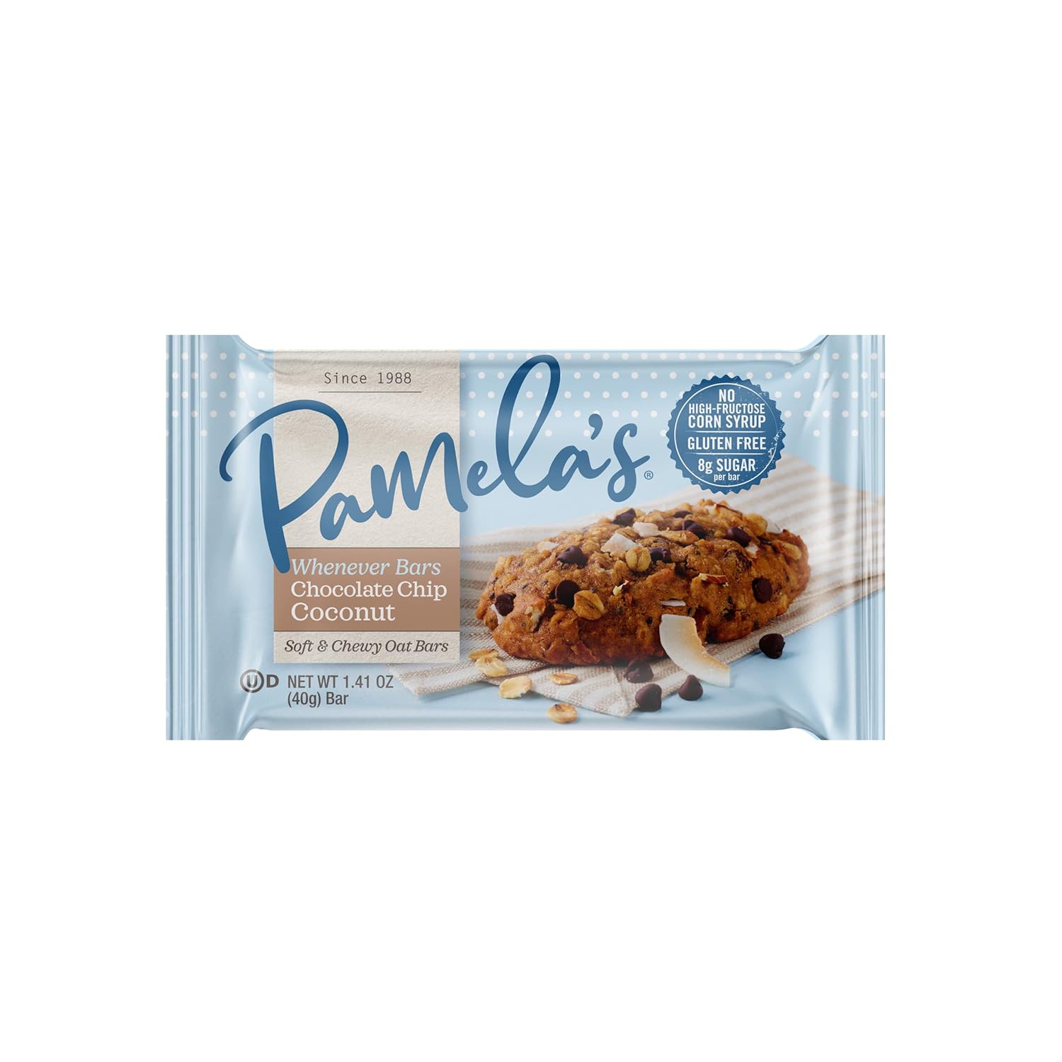 Pamela's Products - Whenever Bars Oat Chocolate Chip Coconut (5 Count (Pack of 3))