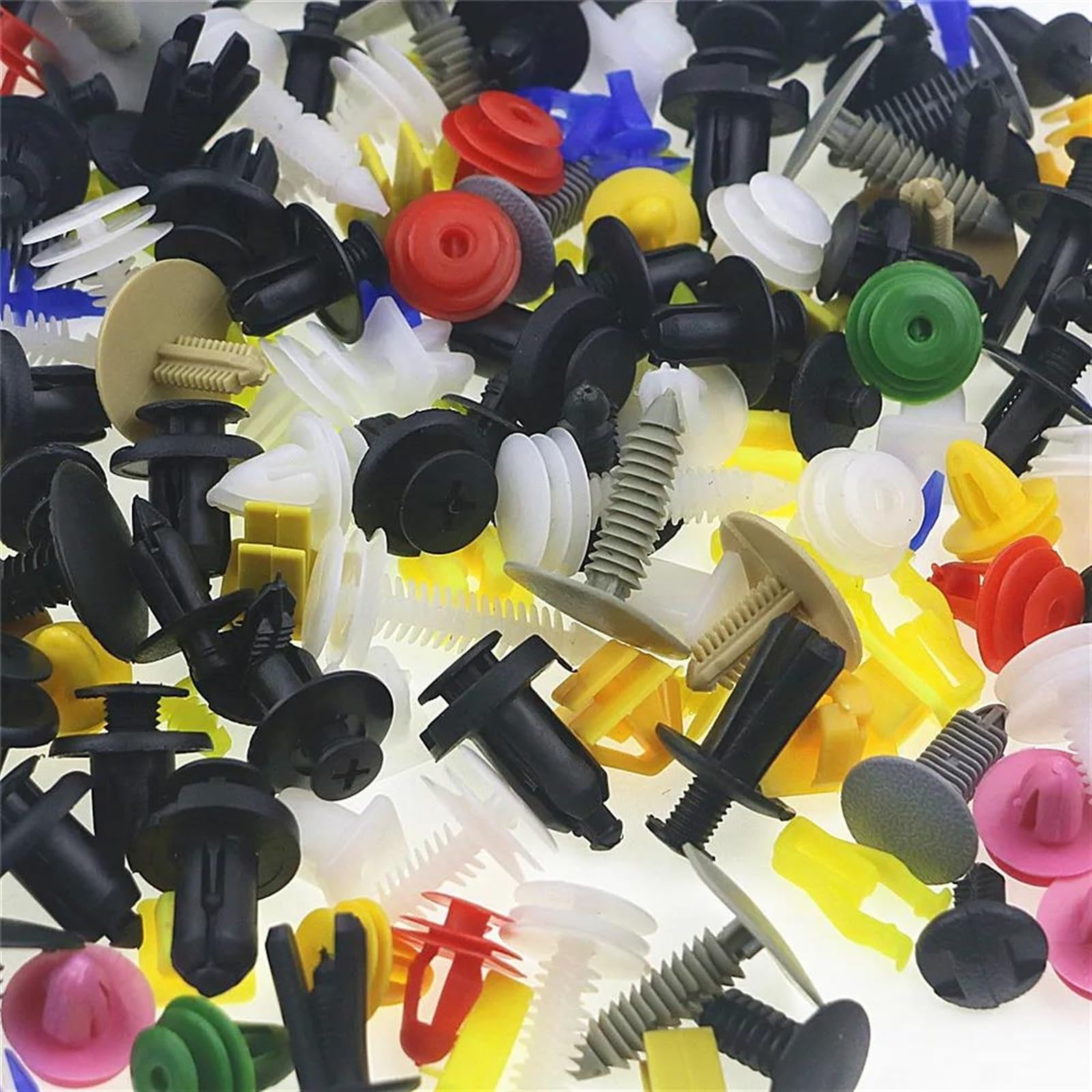 Viti e accessori 500 Pezzi Di Fissaggio Automatico Misto Clip Per Paraurti Universale Per Auto Fermo Per Rivetto Pannello Porta Parafango Fodera