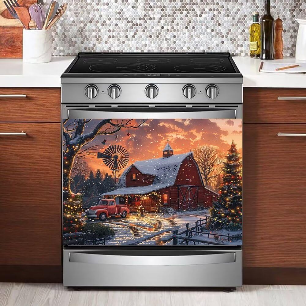 Generic Magnetic dishwasher cover vinyl decal black bear dishwasher magnet cover forest animal panel decal home decoration refrigerator leather cover magnet sticker 23x26 Inch Magnetic