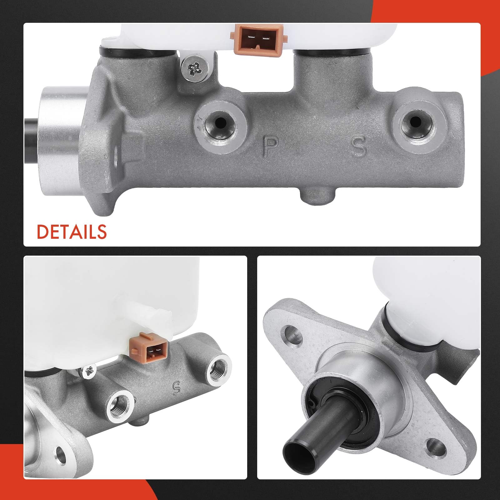 A-Premium Brake Master Cylinder with Reservoir and Cap Compatible with Hyundai and Kia Vehicles - Tucson 2008-2009, Sportage 2008-2010 - Replaces# 17A1086, MC391112