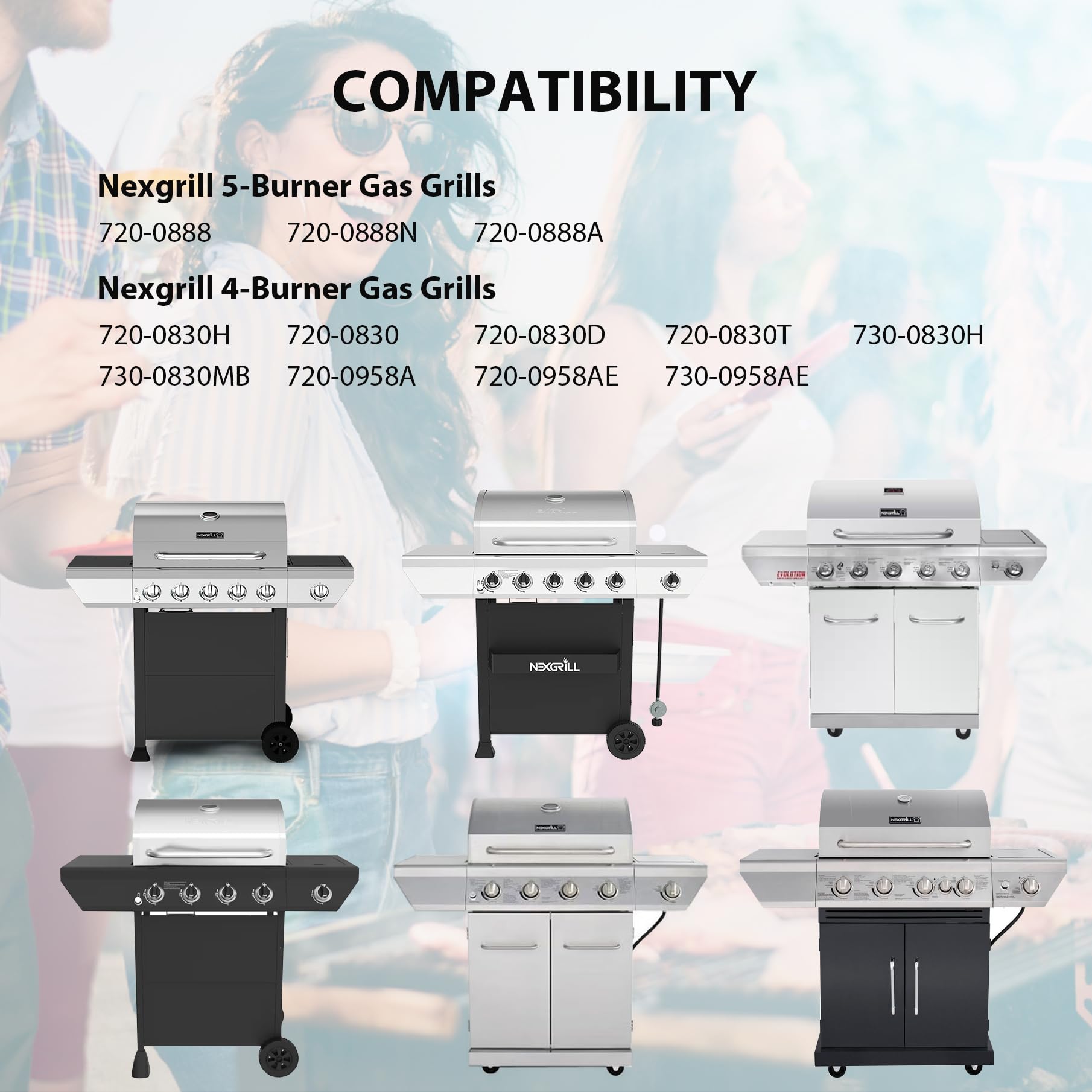Amazon.com : Grill Parts for Nexgrill Replacement Parts 2 Burner