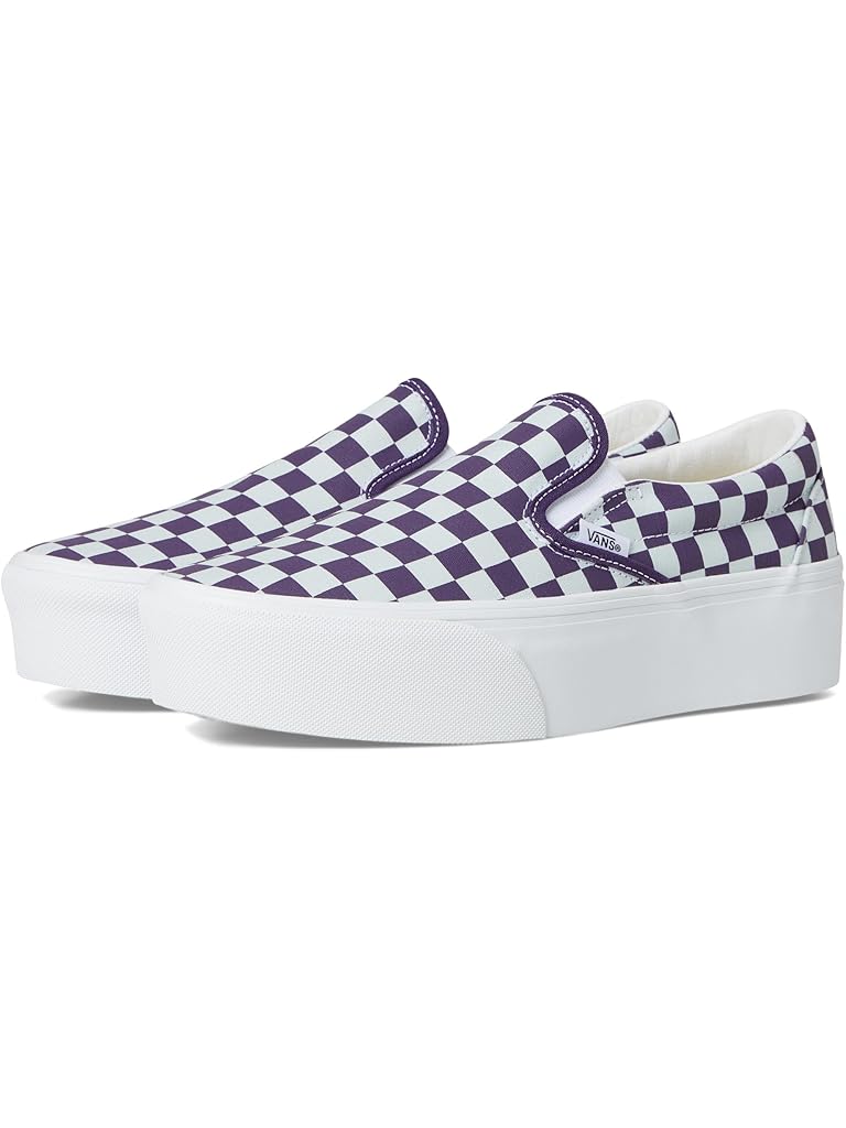 Purple Vans Classic Slip-On Stack Form