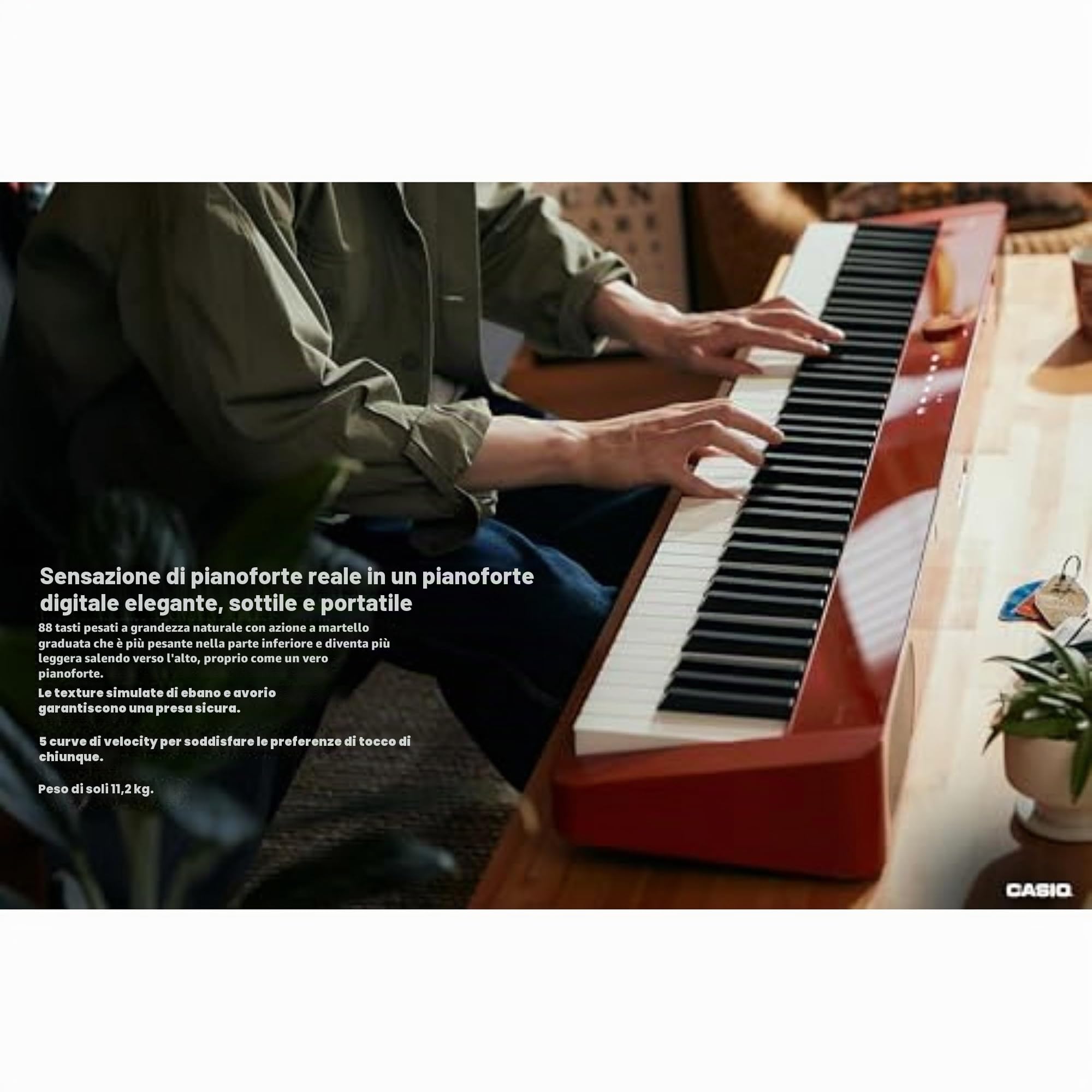 Casio, 88-Key Digital Pianos-Stage (PX-S1100RD)